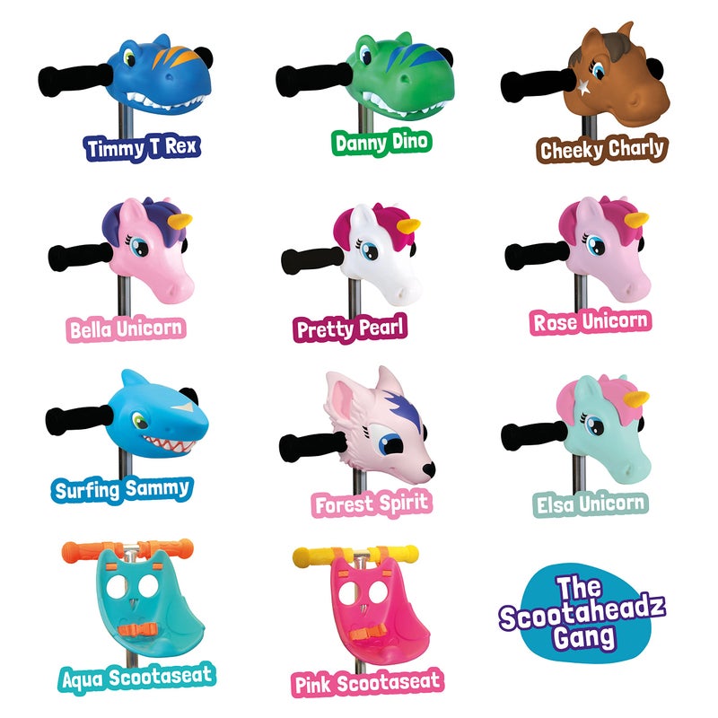 Scootaheadz Owl Scooter Seat â€“ Fun Baby Doll Accessories - Adorable Kids Micro Scooter Accessories - Teddy Carrier for Toddlers - Also Fits Bikes and Trikes - Bike Doll Seat Pink - Image 5
